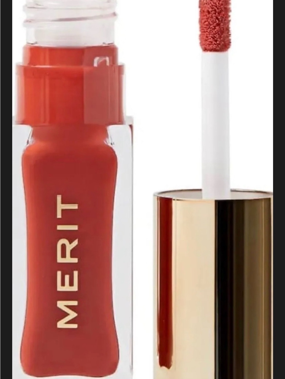 Merit Cream Lip Tint - Warm Coral Red